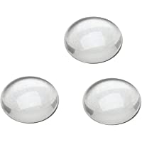 Dophee 200Piezas Cristal claro redondo de Cabochon de cristal de espalda de la b¨®veda de teja de joyer¨ªa de fabricaci…
